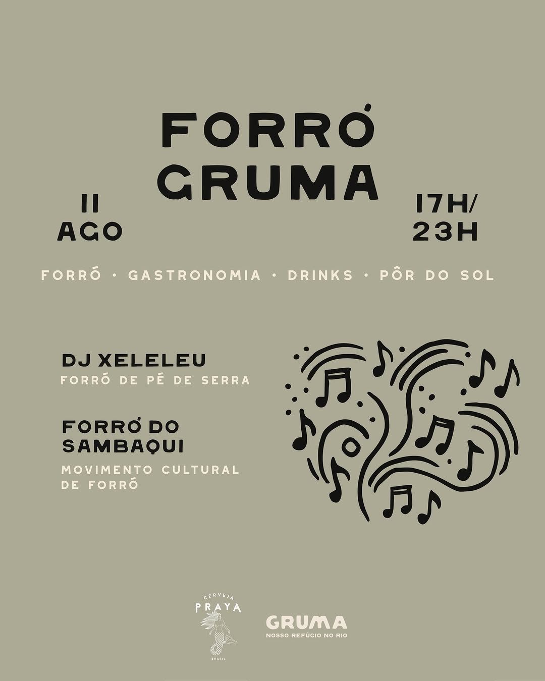 Flyer: Forró Gruma