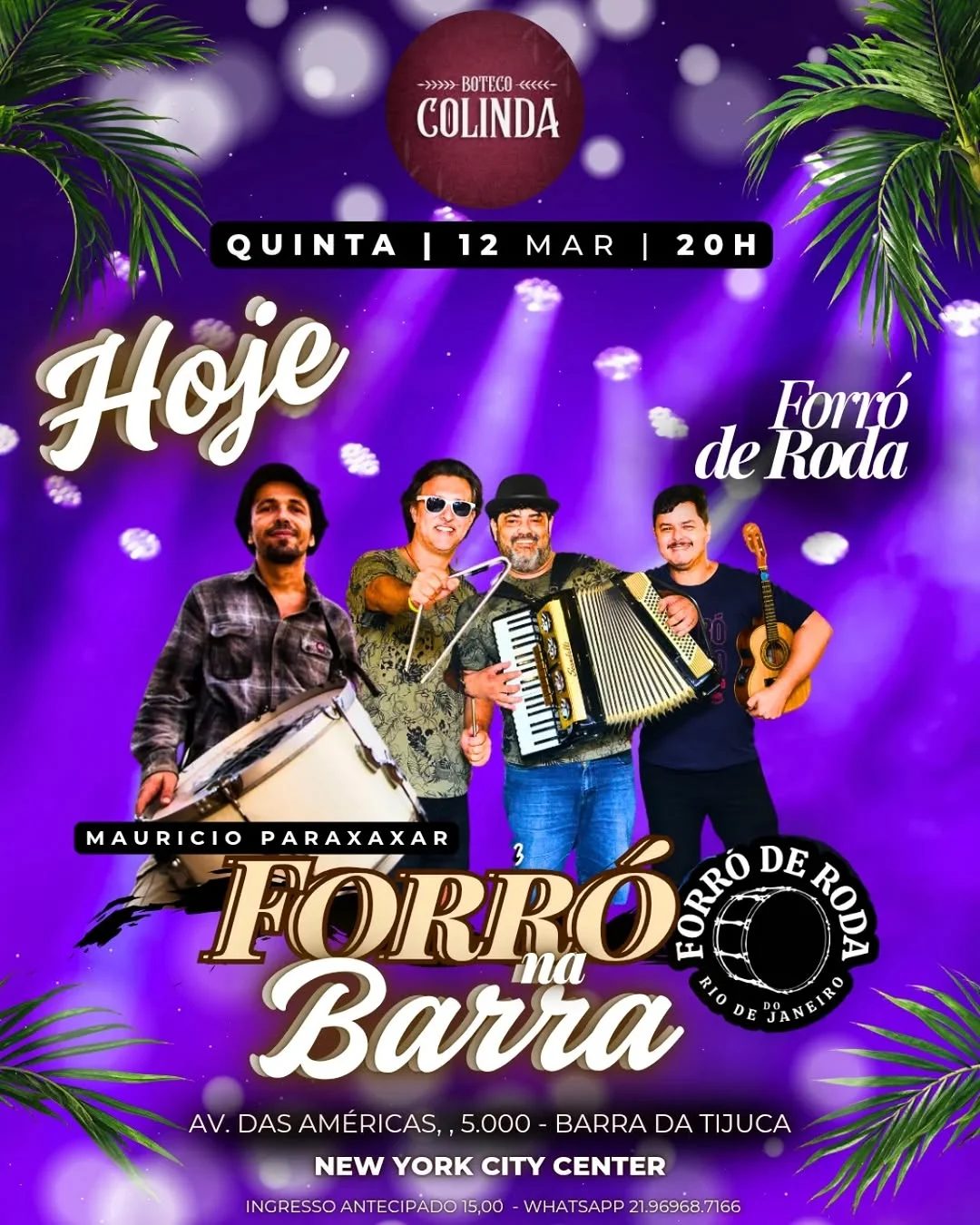 Flyer: Forró na Barra
