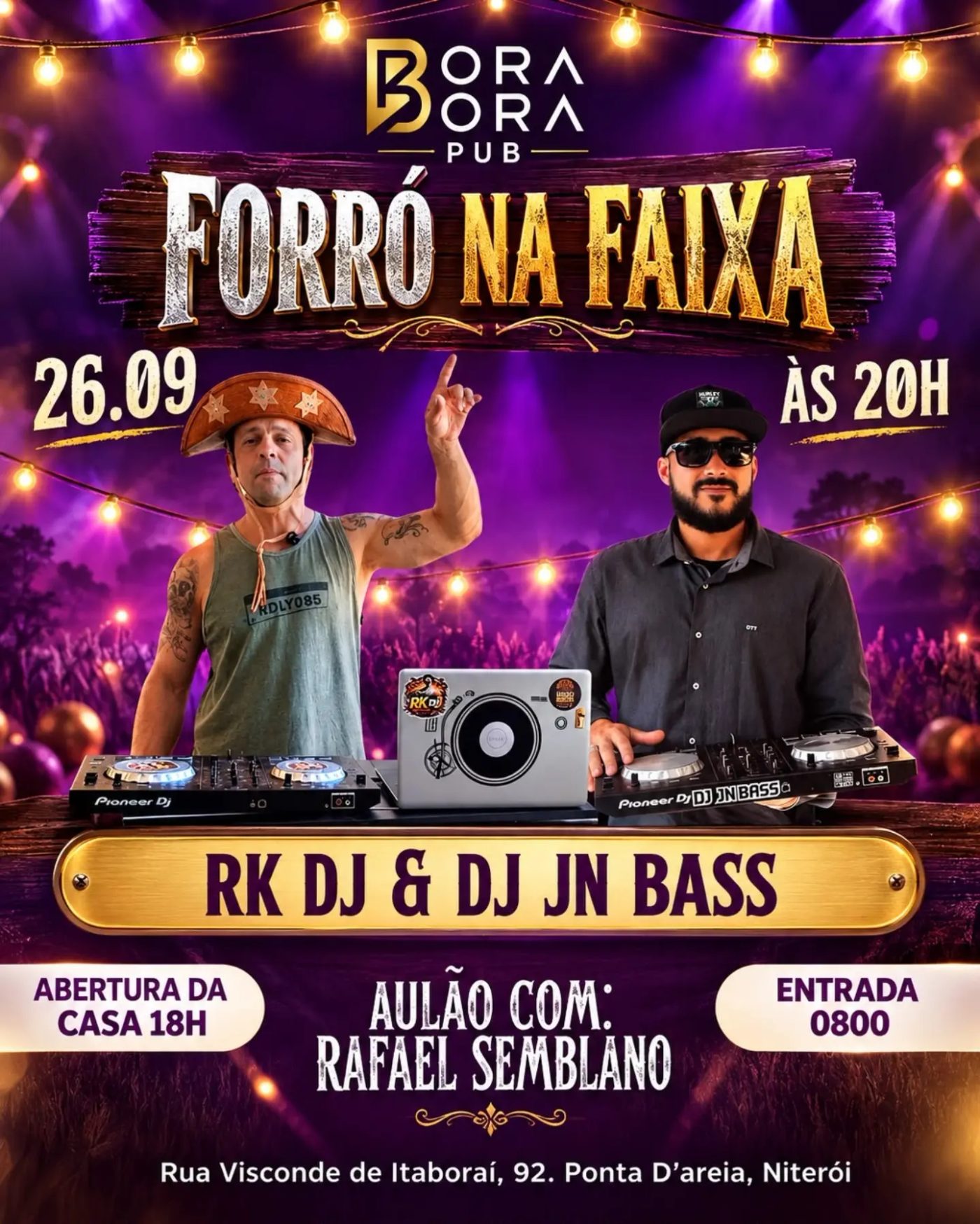 Flyer: Forró na Faixa