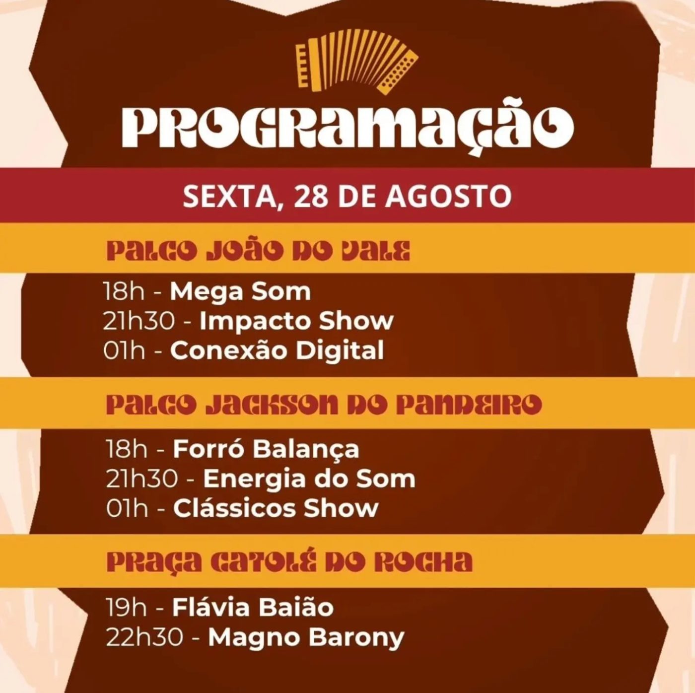 Flyer: Forró na Feira de São Cristóvão - Praça Catolé do Rocha