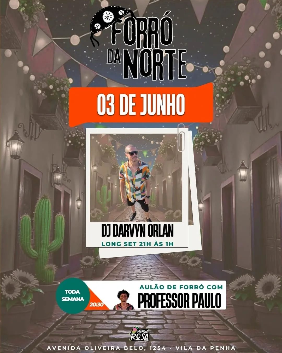 Flyer: Forró na Norte