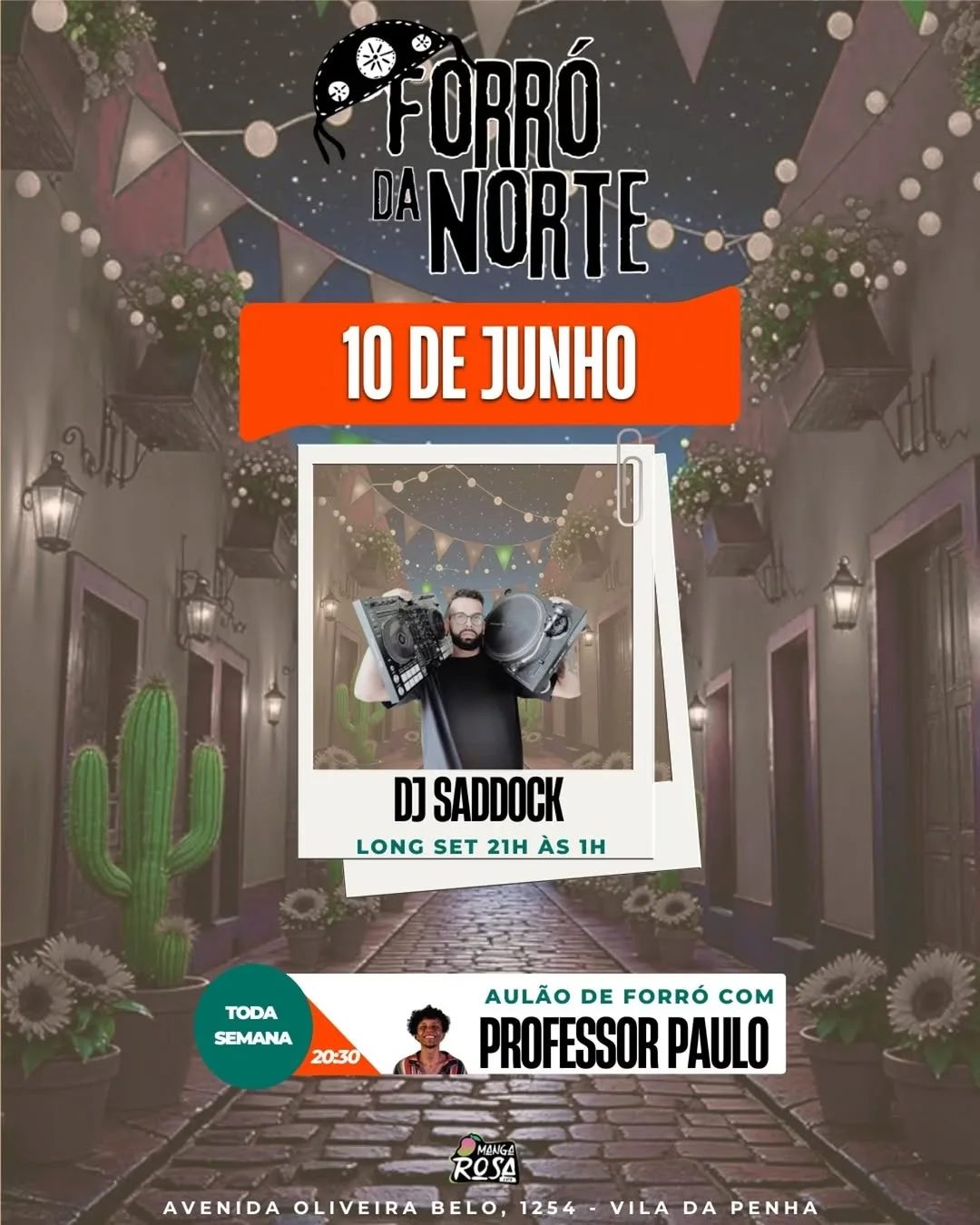 Flyer: Forró na Norte
