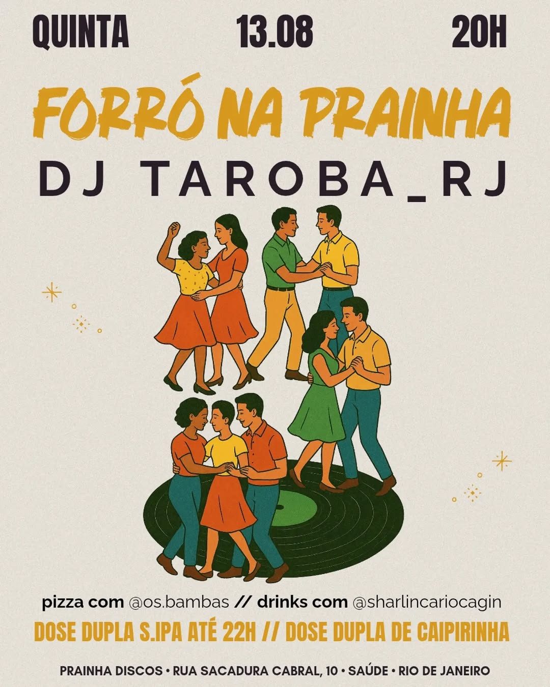 Flyer: Forró Na Prainha