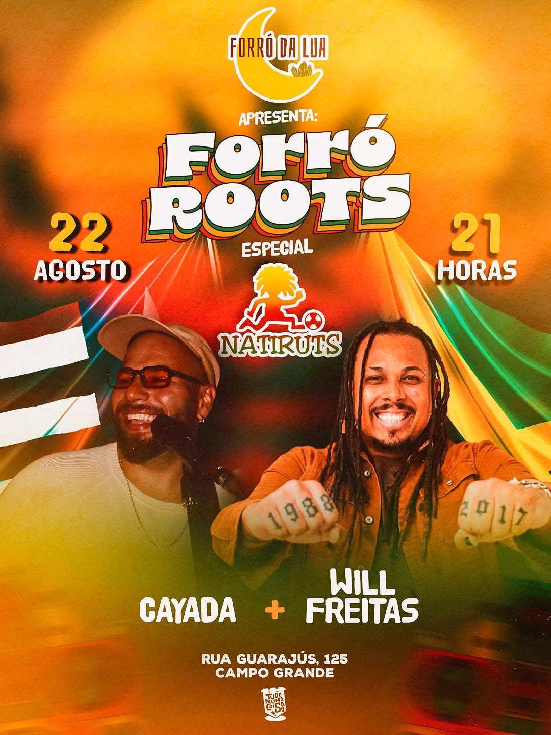 Flyer: Forró Roots Especial Natiruts
