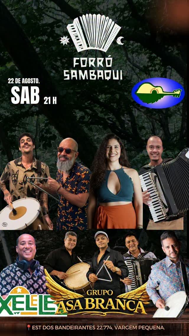 Flyer: 37 anos do Nectar com Forró Sambaqui