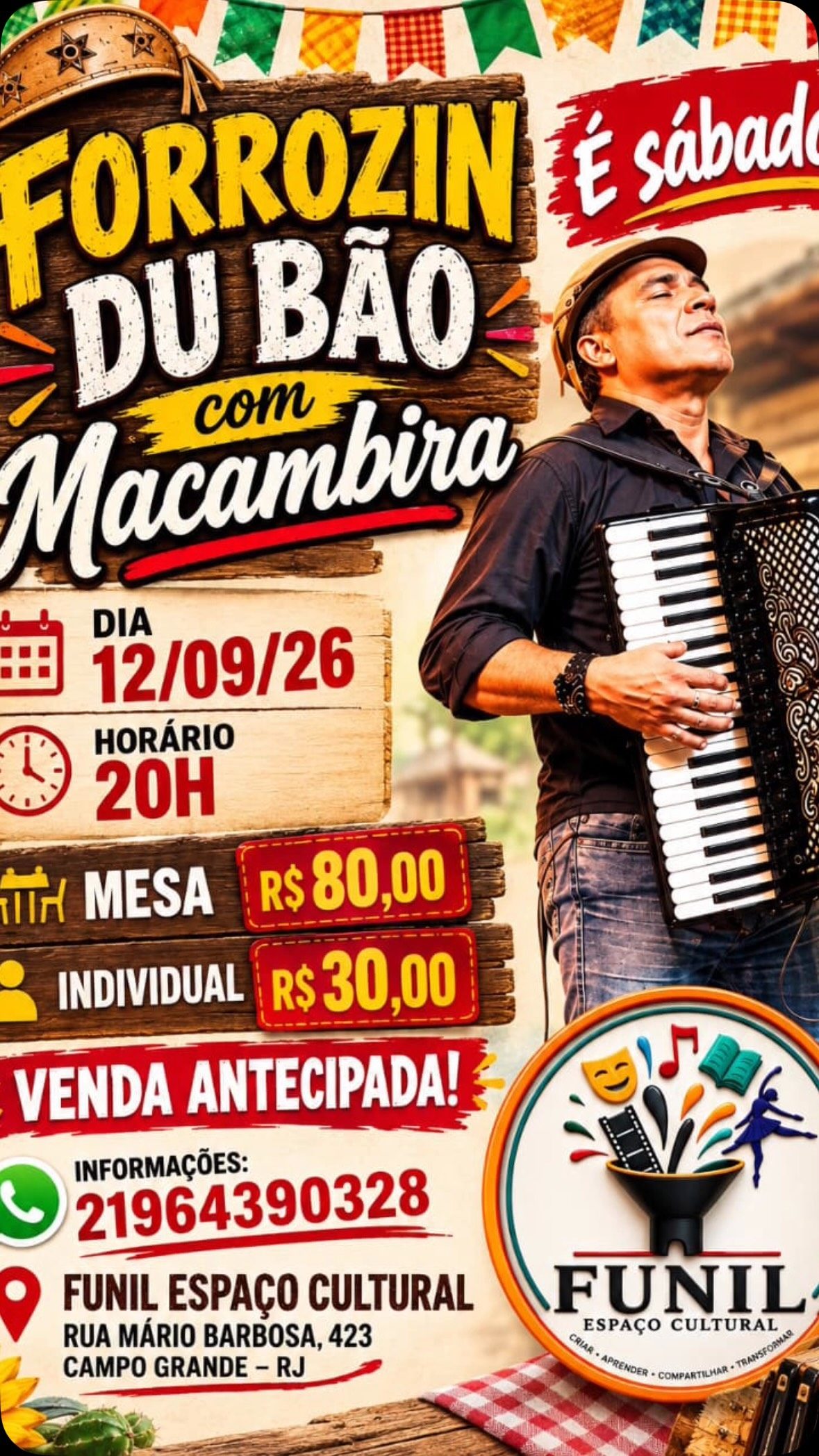 Flyer: Forrozin Du Bão