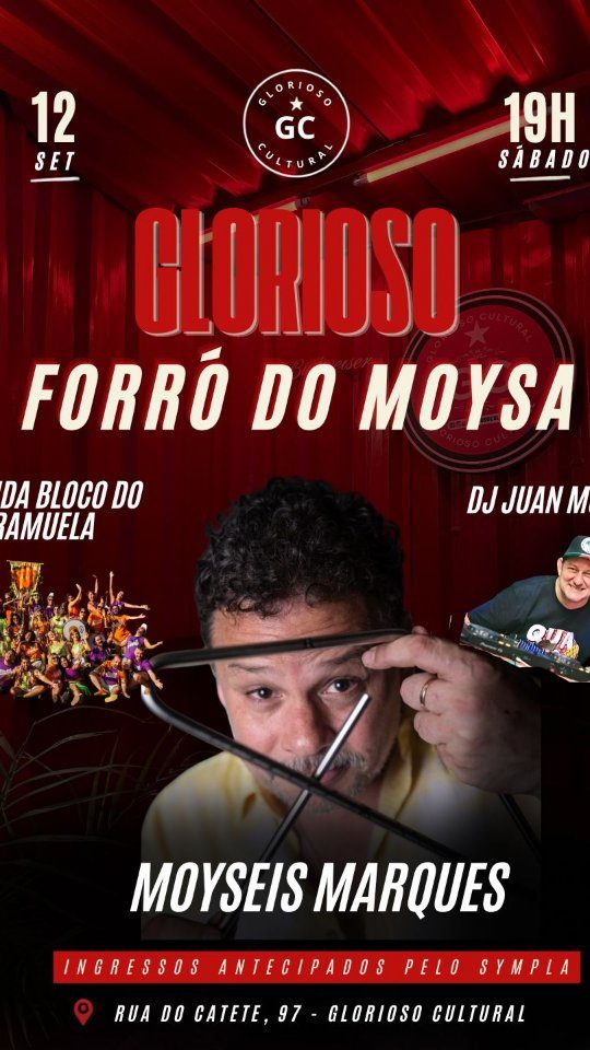 Flyer: Glorioso Forró do Moysa