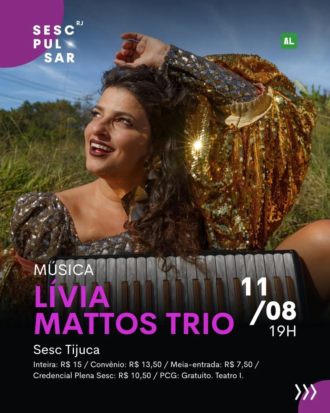 Flyer: Lívia Mattos Trio