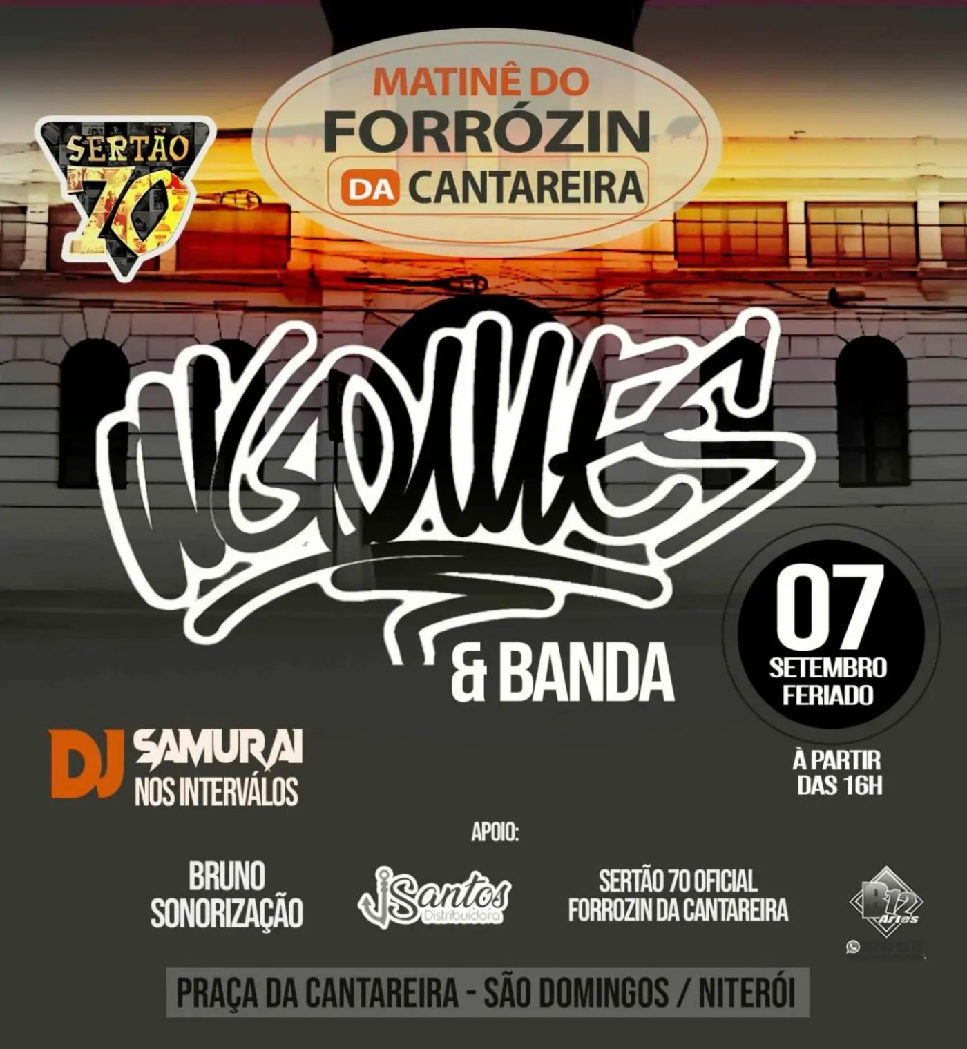 Flyer: Matinê do Forrozin da Cantareira