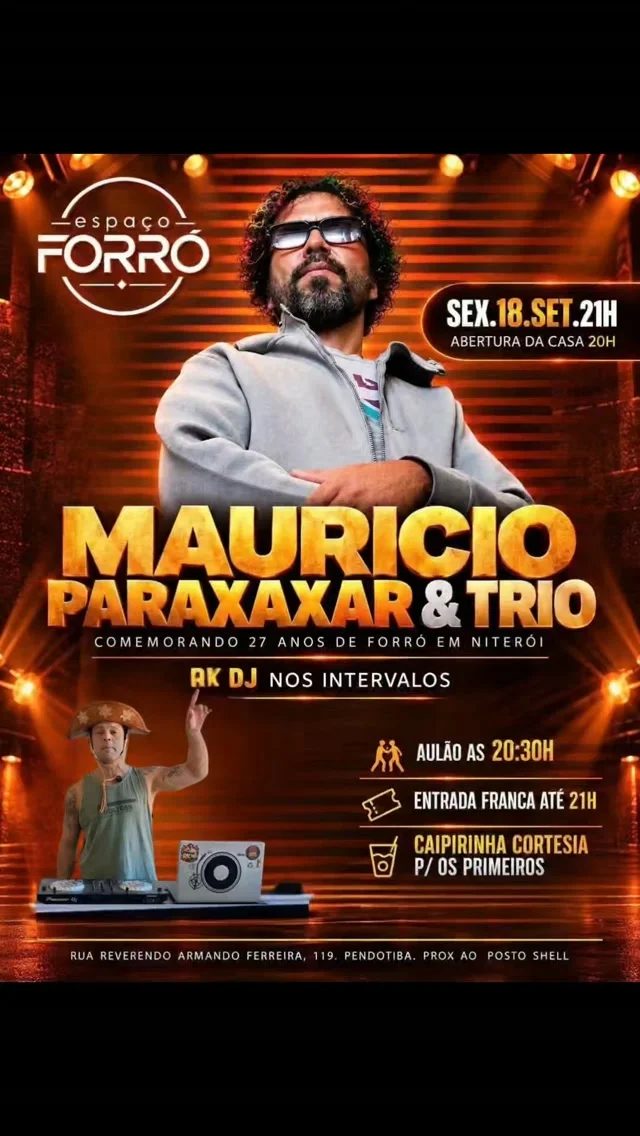 Flyer: Mauricio Paraxaxar e Trio