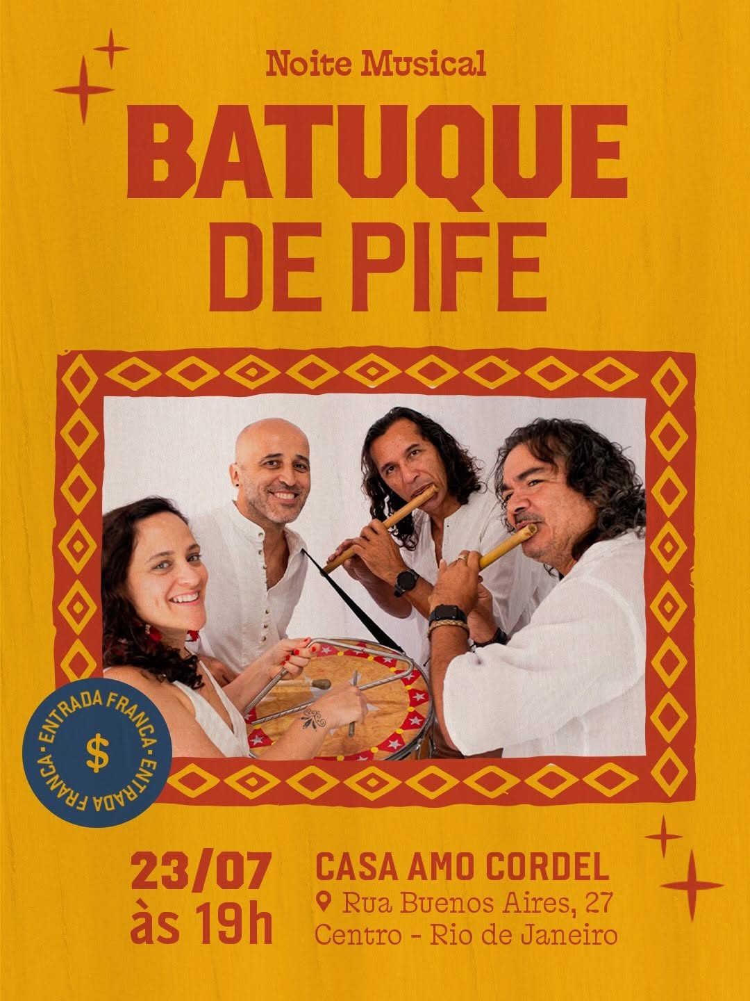 Flyer: Noite Musical: Batuque de Pife