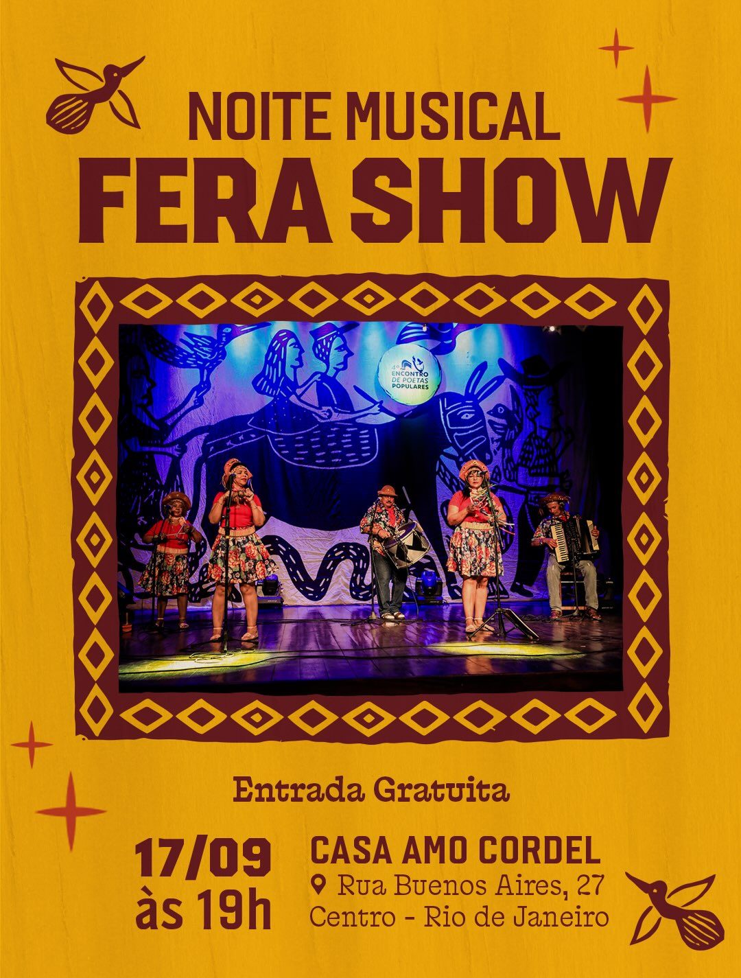 Flyer: Noite Musical com Fera Show