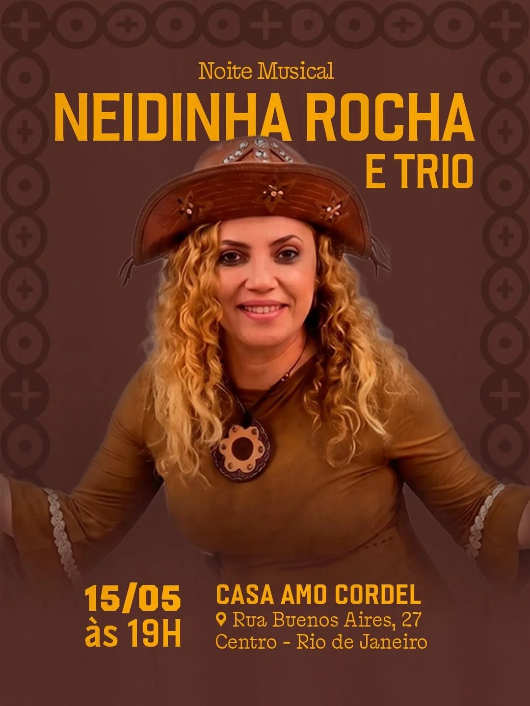 Flyer: Noite Musical - Neidinha Rocha e Trio