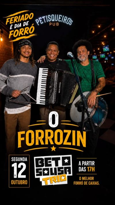 O Forrozin — baile de forró toda segunda-feira