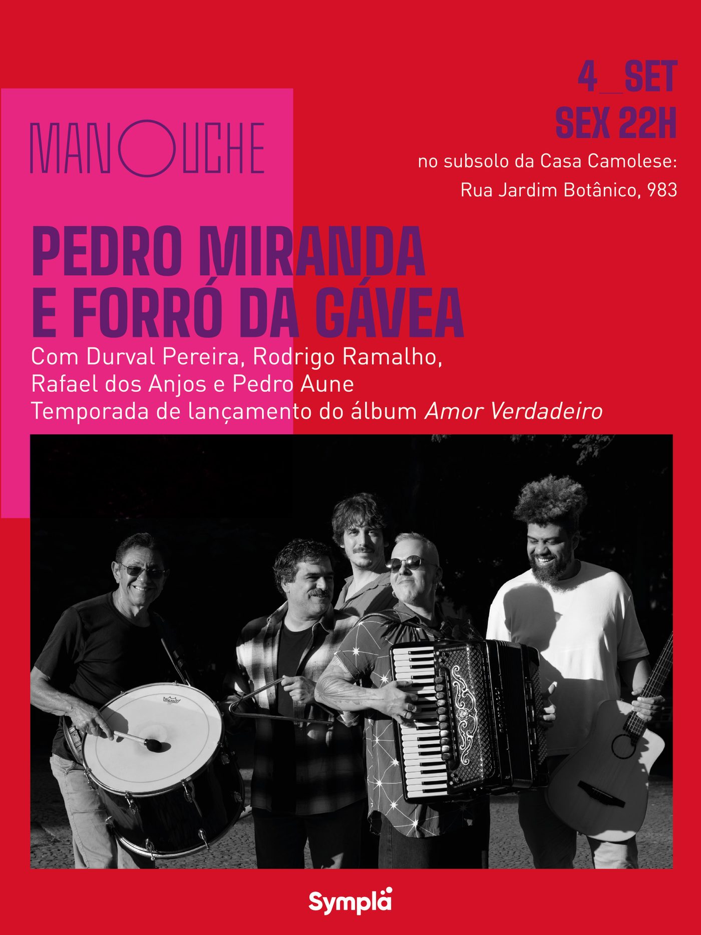 Flyer: Pedro Miranda e Forró da Gávea