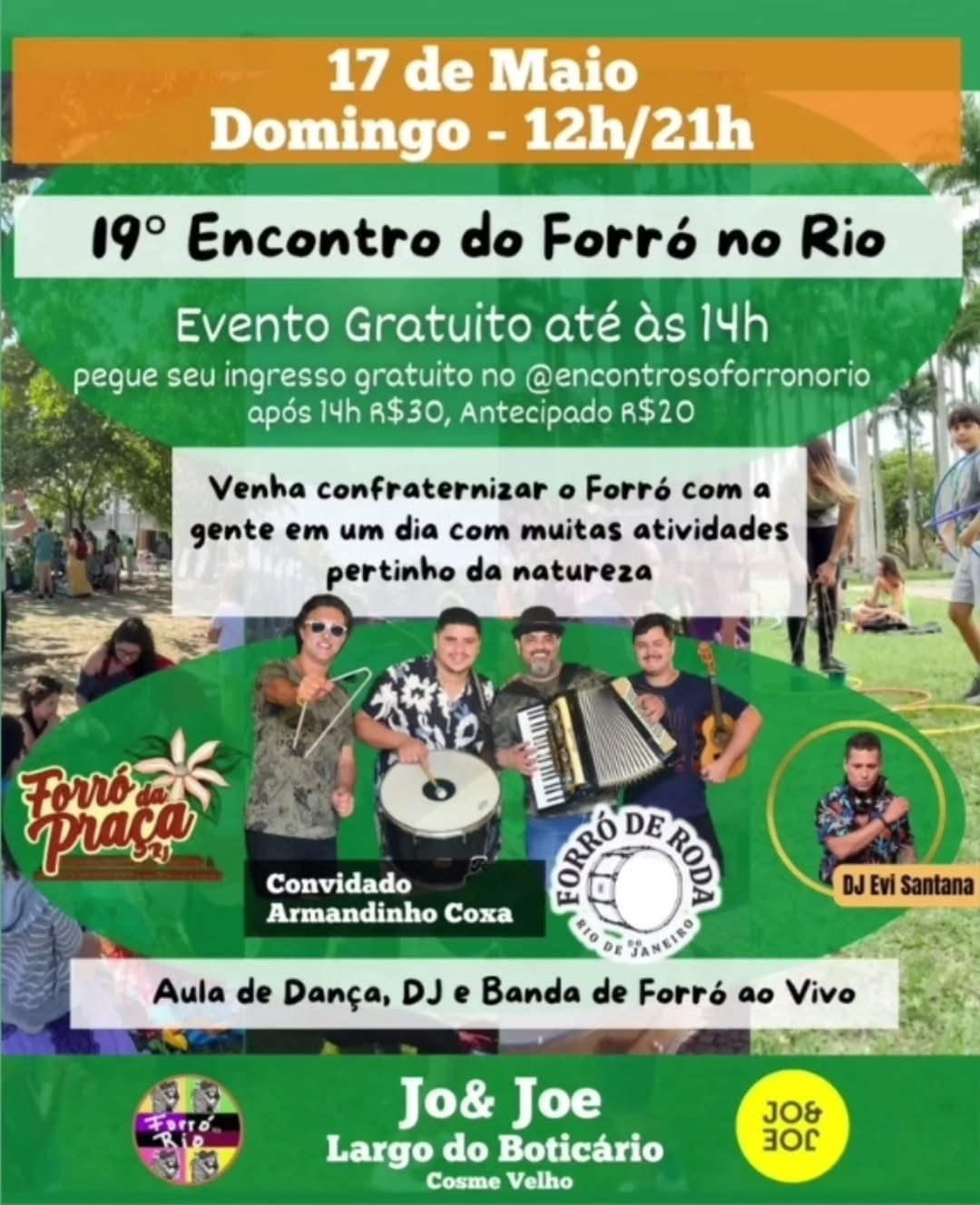 Flyer: 19° Encontro do Forró no Rio