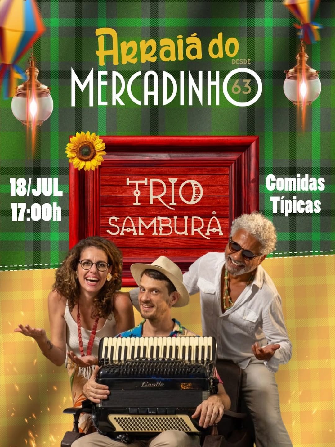 Flyer: Arraiá do Mercadinho