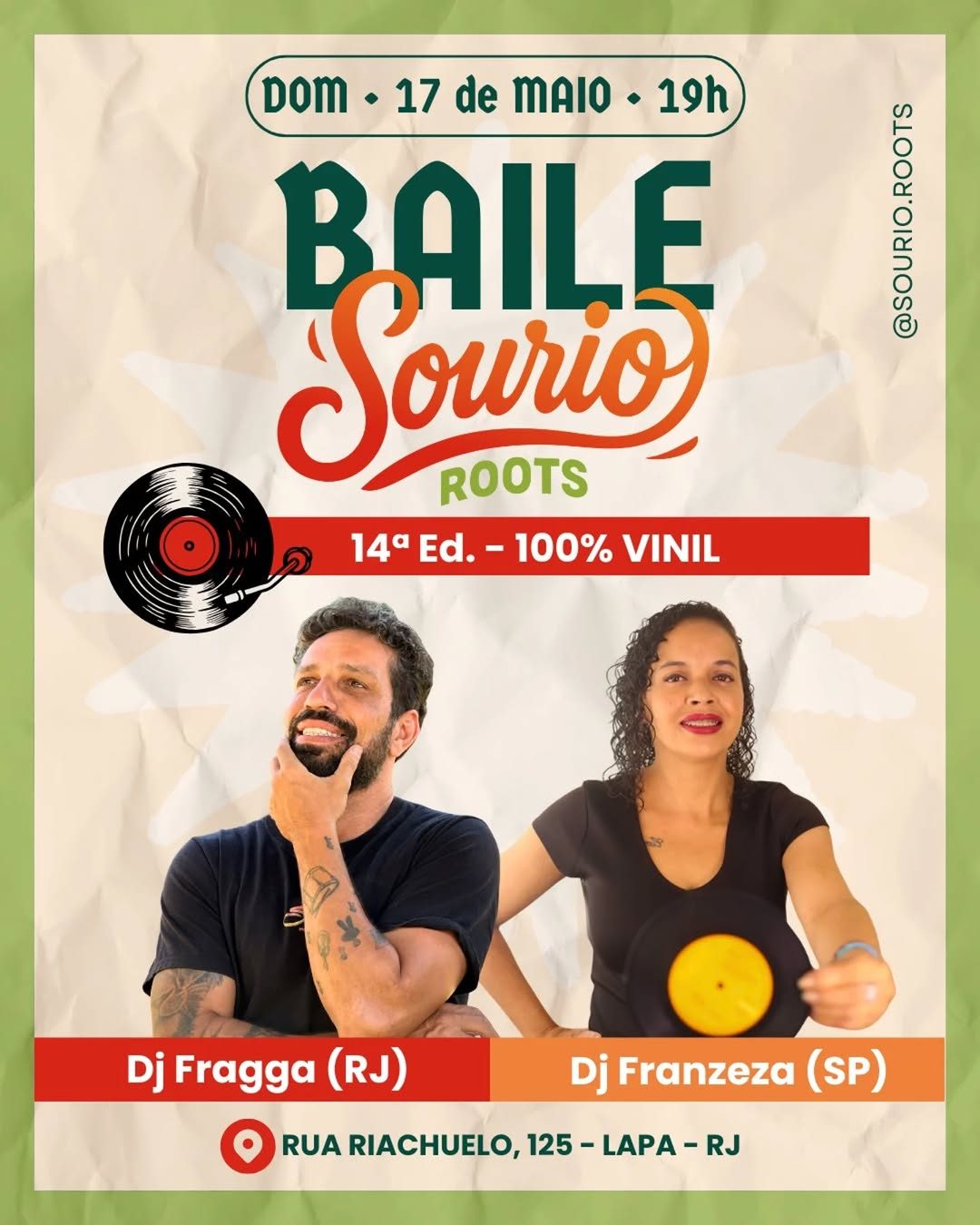 Flyer: Baile SouRio Roots