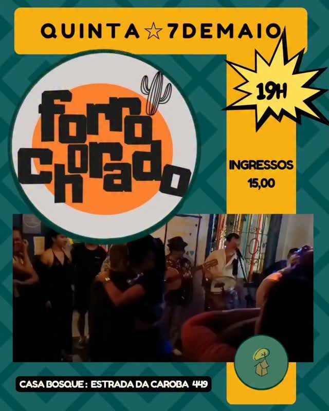 Flyer: Forró Chorado