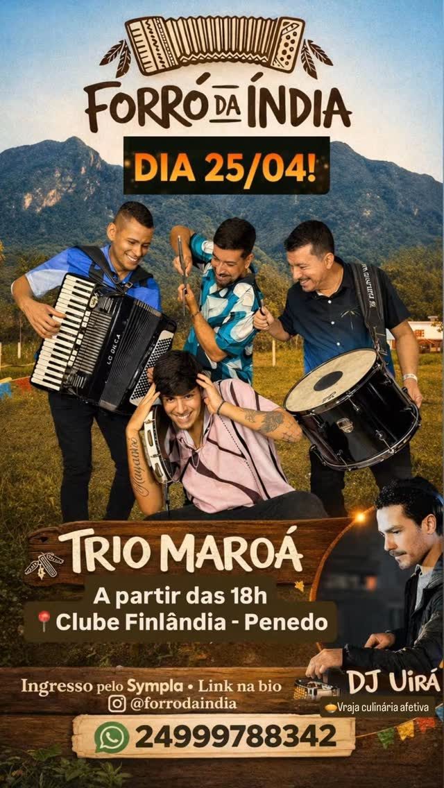 Flyer: Forró da Índia