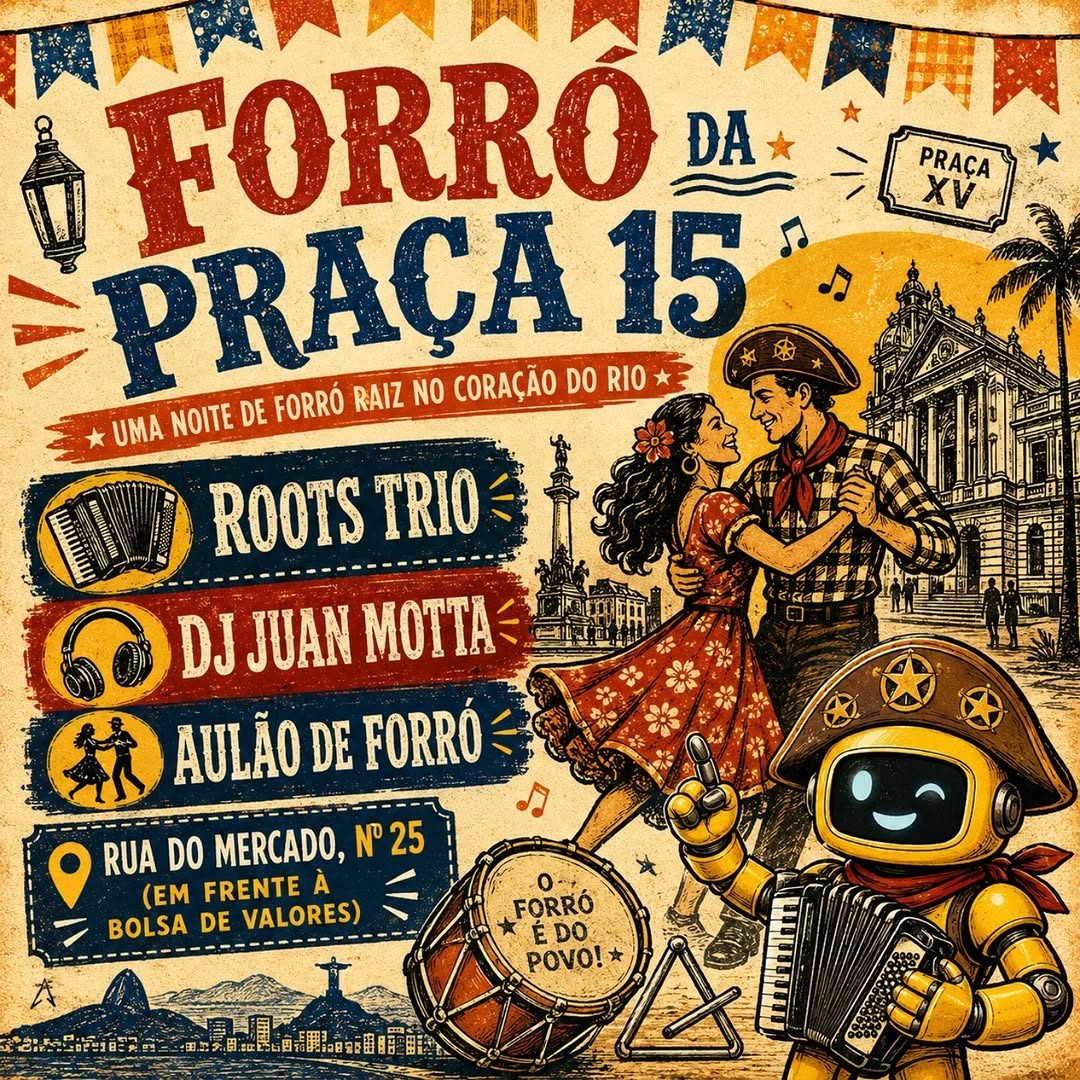 Flyer: Forró da Praça 15