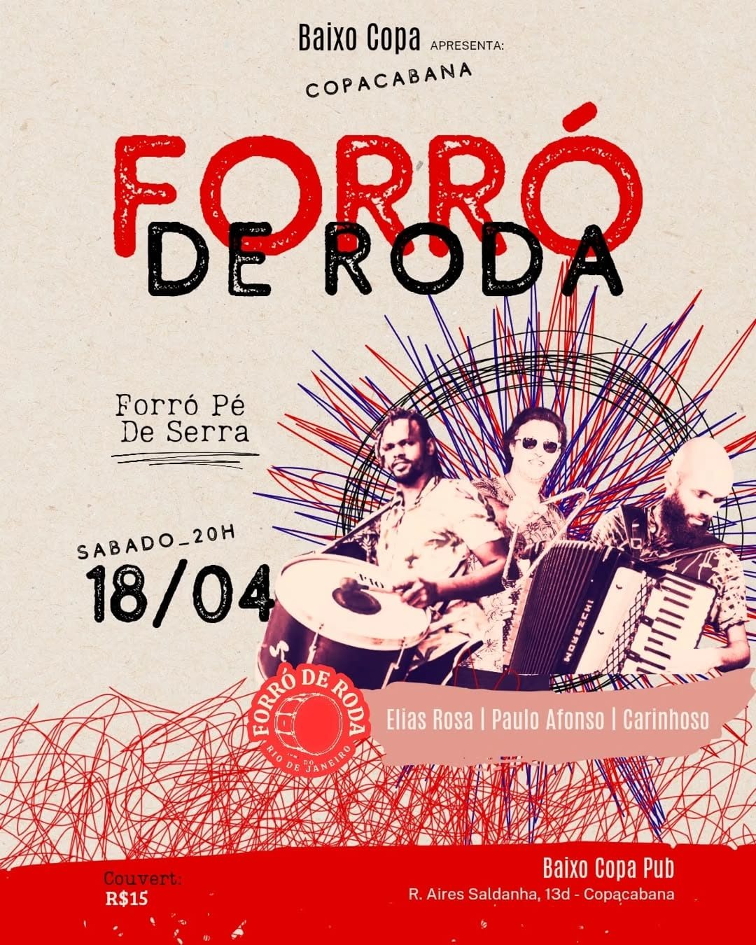 Flyer: Forró de Roda