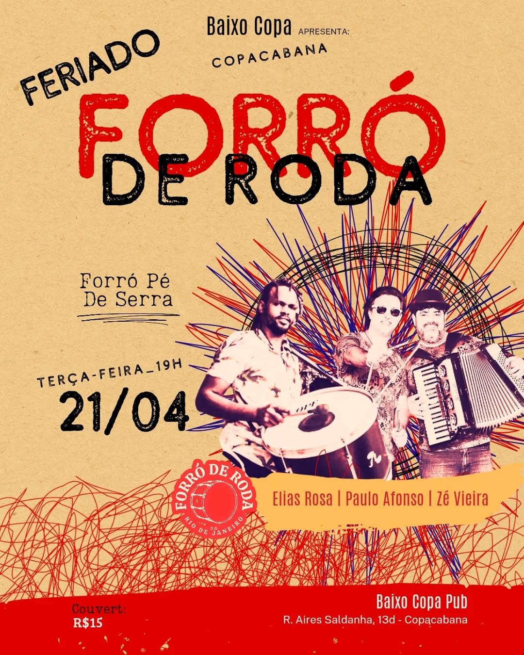Flyer: Forró de Roda