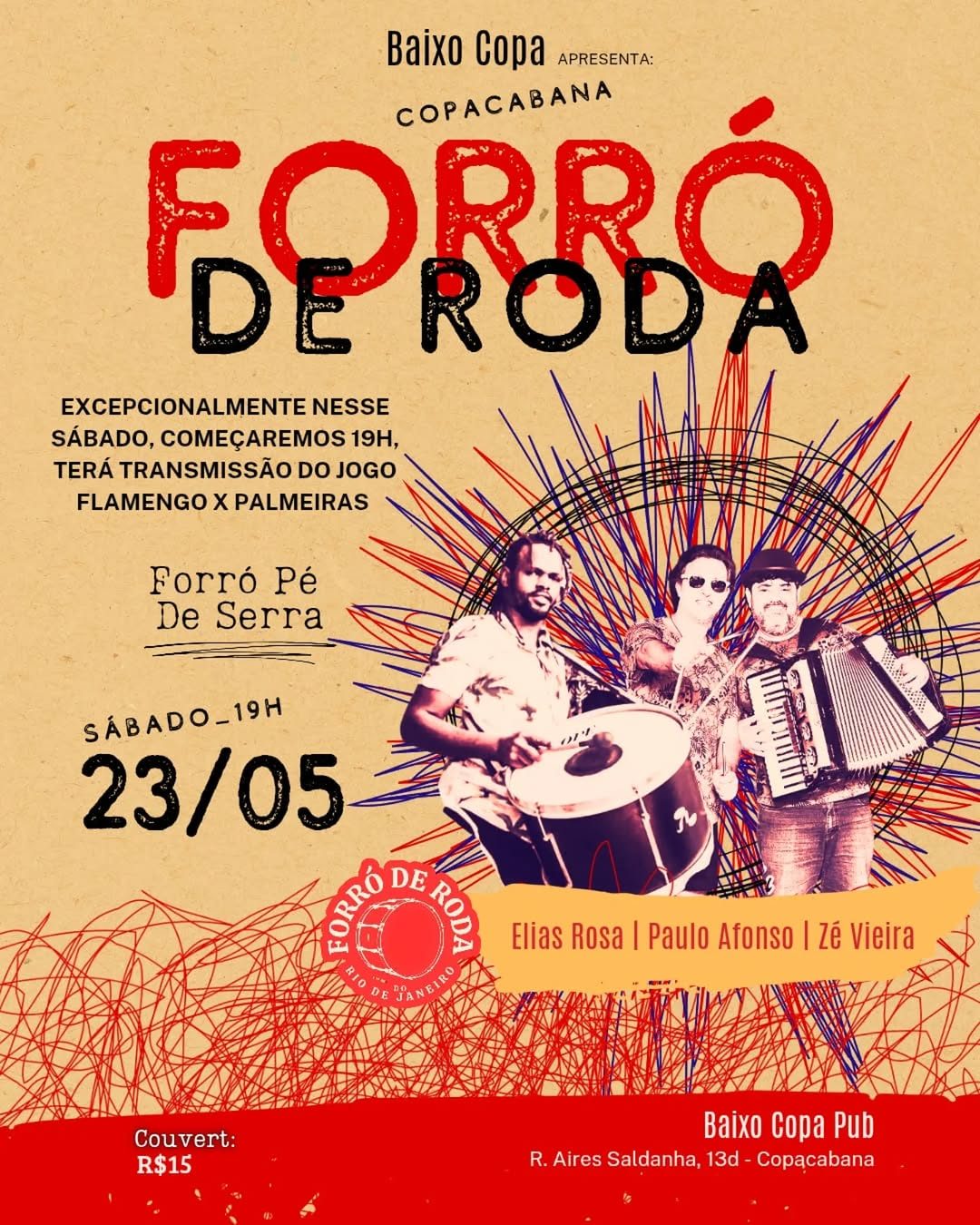 Flyer: Forró de Roda