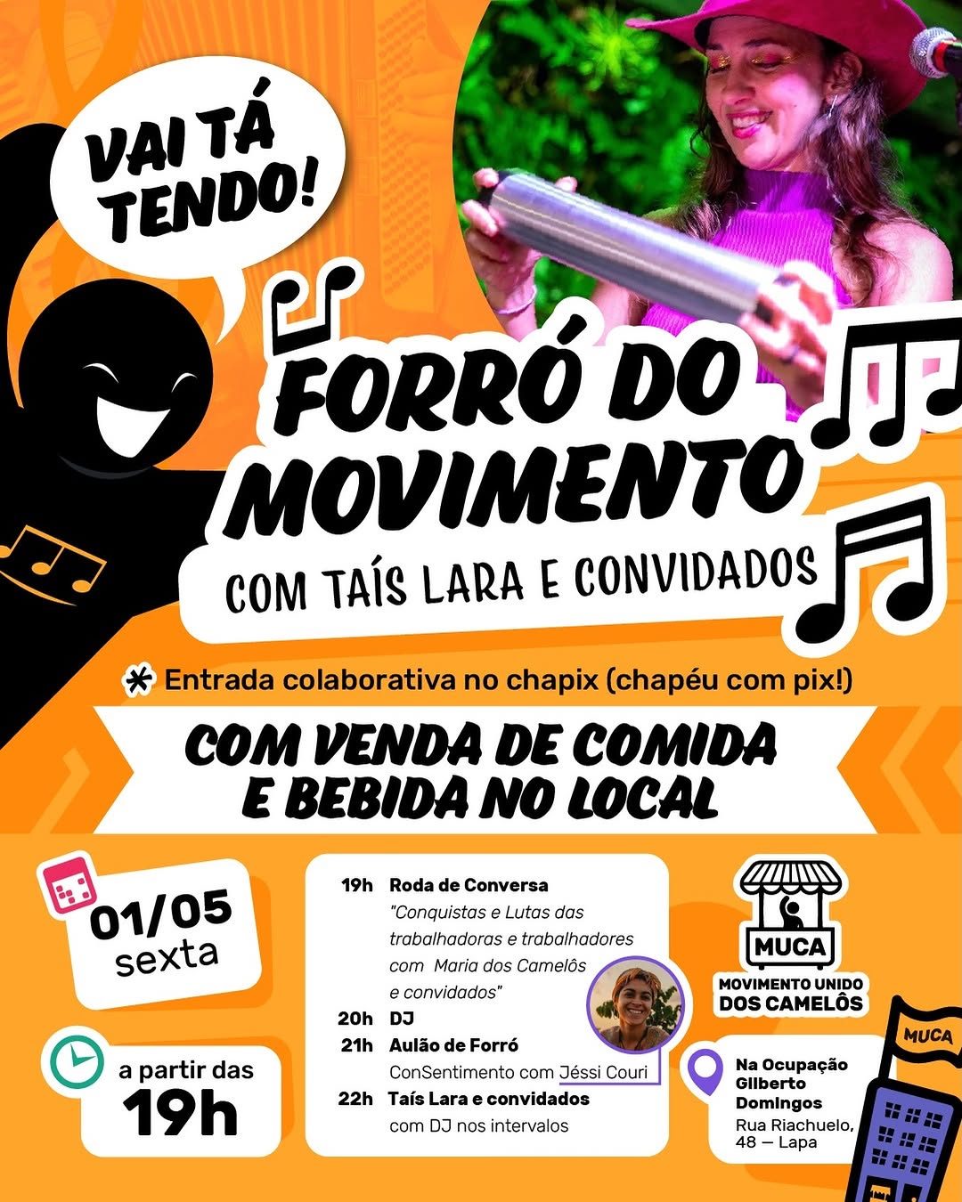 Flyer: Forró do Movimento