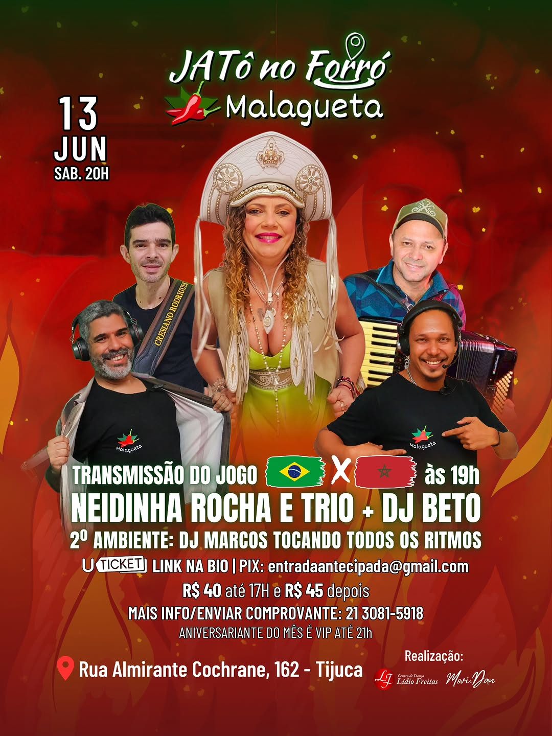 Flyer: JATÔ no Forró Malagueta