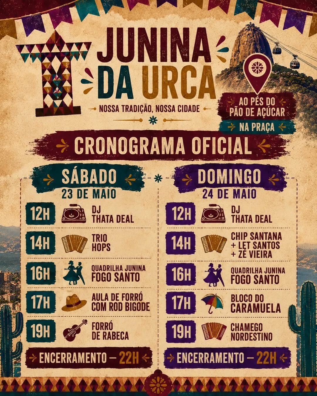 Flyer: Junina da Urca