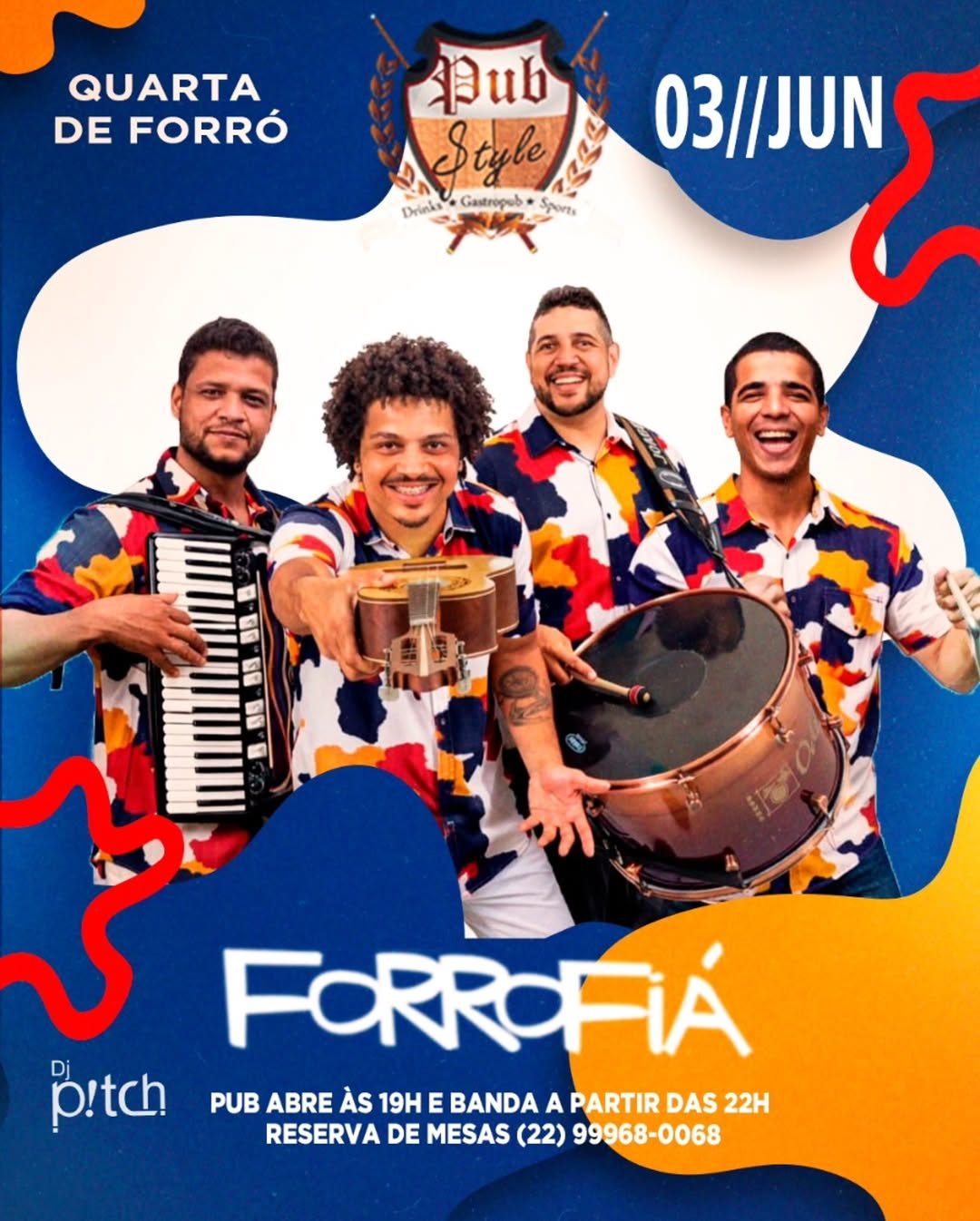 Flyer: Quarta de Forró no Pub Style