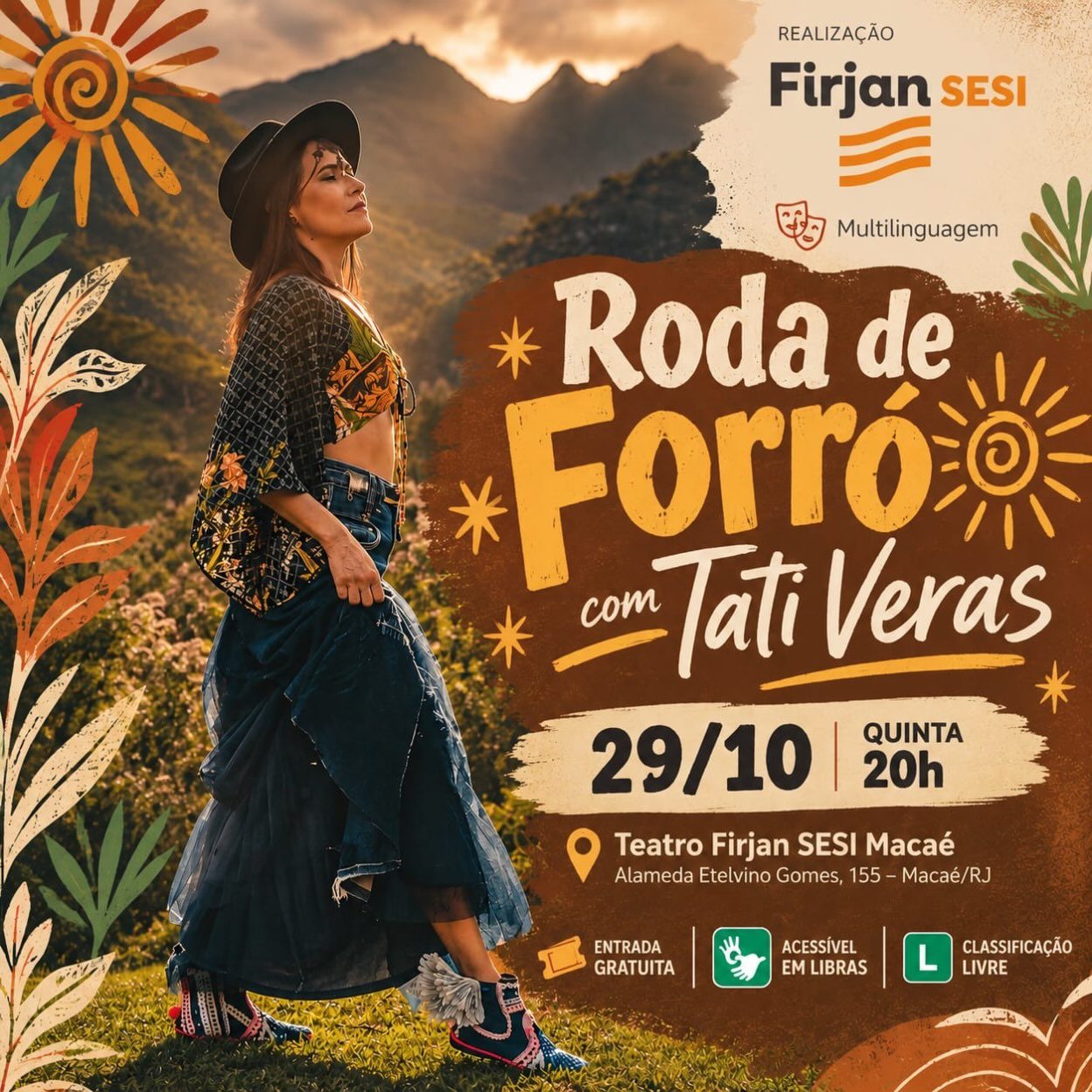 Flyer: Roda de Forró com Tati Veras