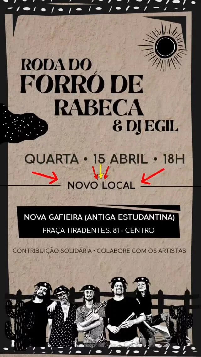 Flyer: Roda de Forrõ de Rabeca