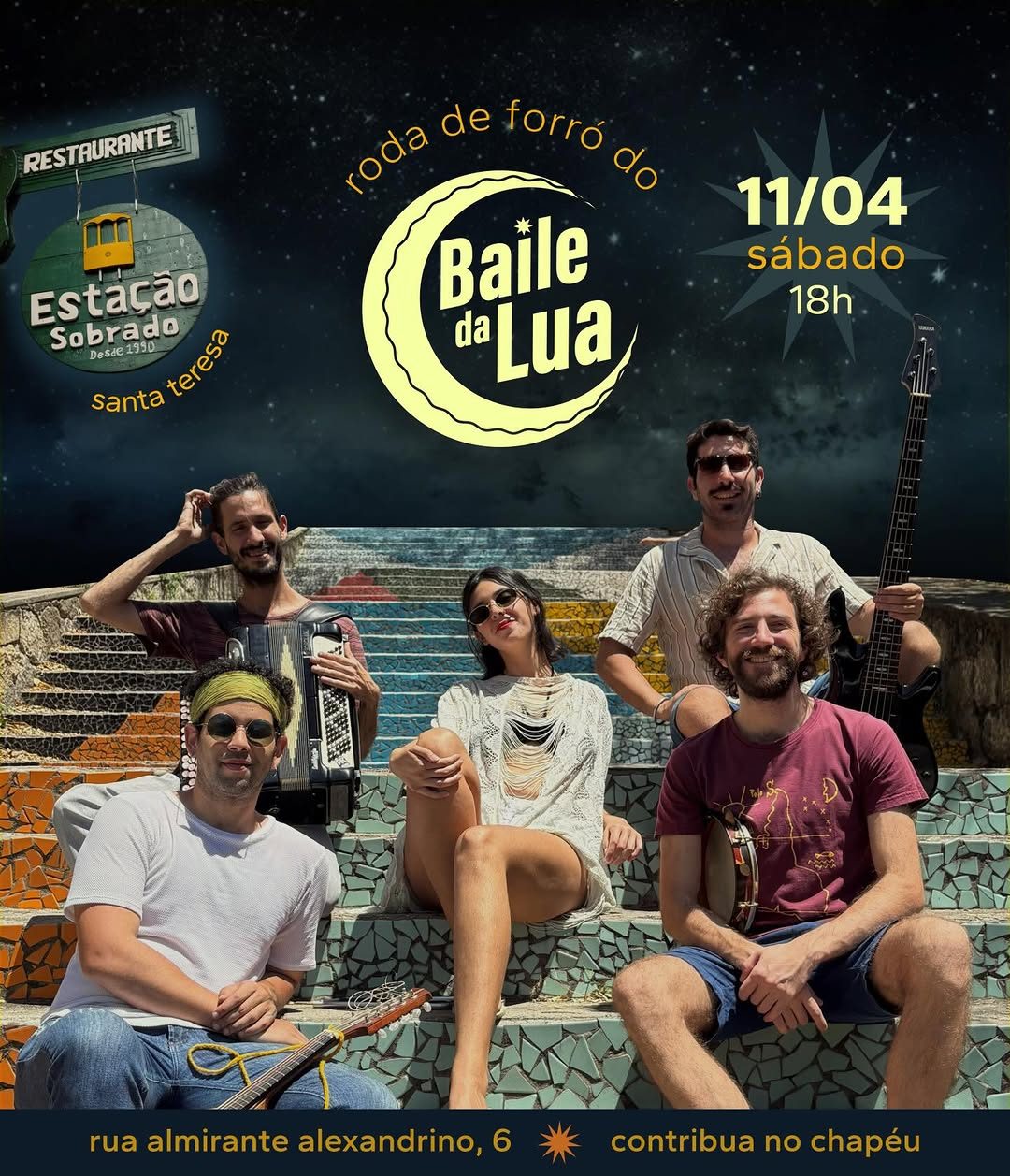 Flyer: Roda de Forró do Baile da Lua