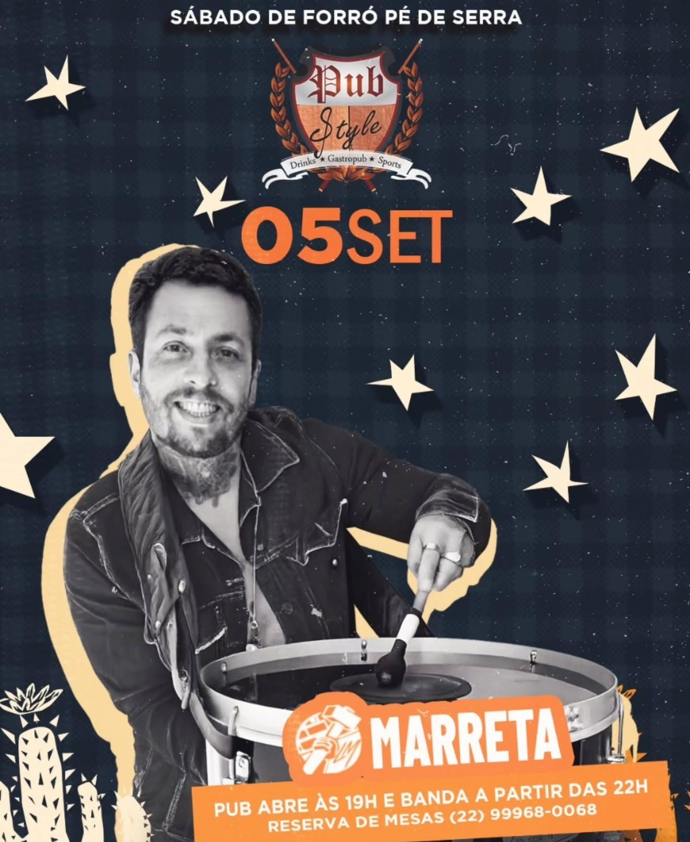 Flyer: Sábado de Forró Pé de Serra