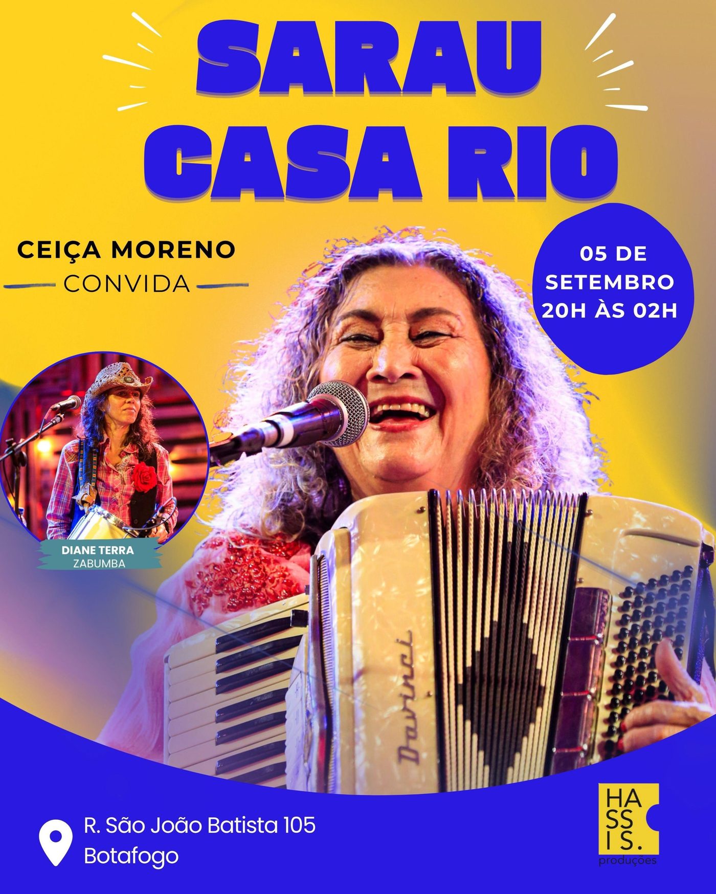 Flyer: Sarau da Casa Rio