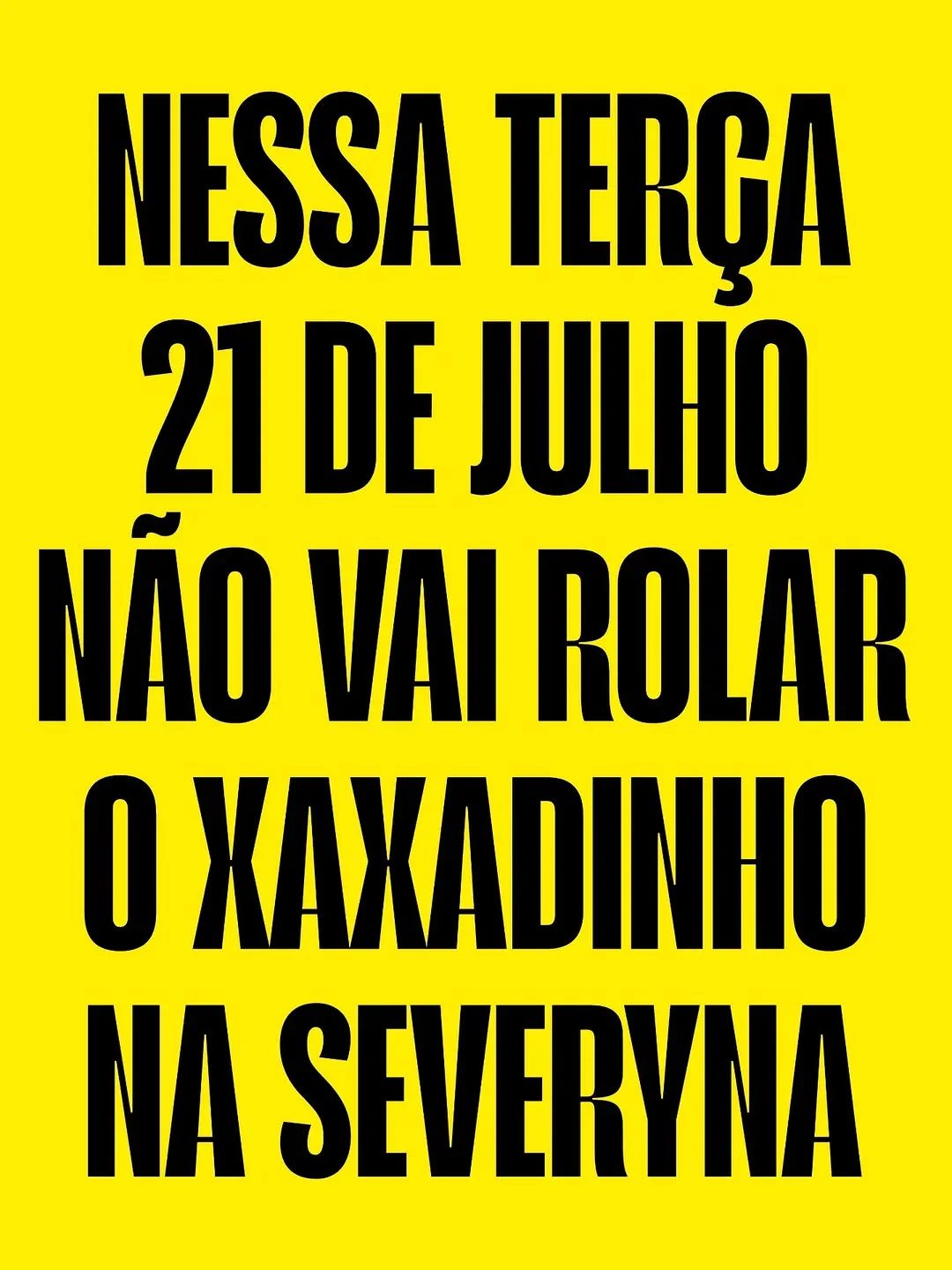 Flyer: Xaxadinho