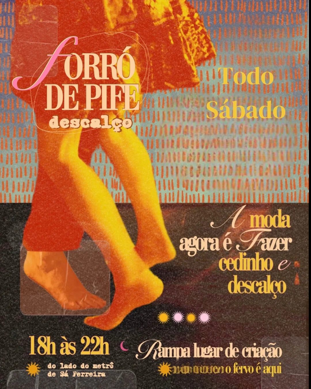 Flyer: Forró de Pife Descalço