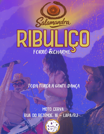 Ribuliço — baile de forró toda terça-feira